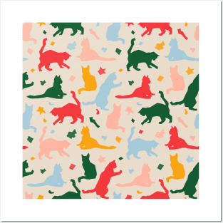 Pastel Matisse Cats Posters and Art